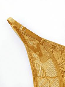 Floral Lace Low Rise G-String Sexy Lingerie