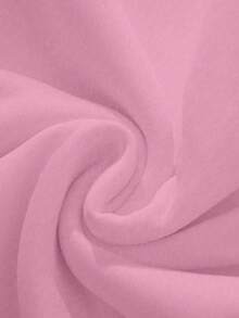 INAWLY 舒适百搭休闲宽松女式长袖卫衣 - 粉色 - 查看 4