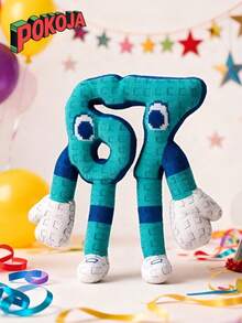 POKOJA LAND - BESTSELLERS Steal A Brainrot 毛绒玩具，9.8 英寸可爱 Brainrot 67，Brain Rot 粉丝收藏毛绒礼物（浅蓝色） - 彩色 - 查看 6