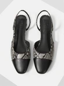 MOTF MUJERES VERSÁTILES ELEGANTES BAILARINAS DE TACÓN BAJO - Gris - Ver 1