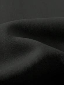 Manfinity Hypemode 3件装男士休闲长袖连帽卫衣，微弹针织涤纶面料，常规版型，新款时尚男士保暖连帽衫，秋冬服装 - 黑色 - 查看 5