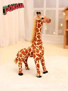 POKOJA LAND 11.8英寸宠物花园长颈鹿毛绒玩具，可爱动物，仿真长颈鹿绒面玩具，儿童圣诞节、万圣节、生日礼物，春夏皆宜 - 彩色 - 查看 5