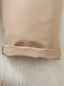 Genkimix Kids Young Boy Casual Letter Patchwork Pocket Adjustable Strap Jumpsuit, Suitable For School, Outing, Play, Vacation, Etc.