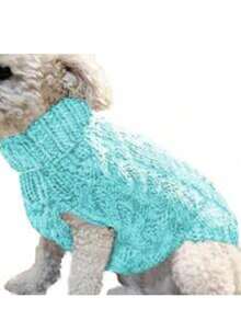 Áo len cho chó con PETSIN dành cho chó nhỏ vừa và nhỏ, quần áo mùa đông ấm áp cho thú cưng, áo vest cổ lọ cho chó Chihuahua, áo khoác Yorkie mềm mại, áo khoác Teddy - Nhiều màu - Xem 27