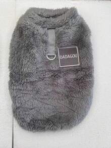 1件可爱款式，秋冬季，猫/狗适用，小型宠物 - 灰色 - 查看 11