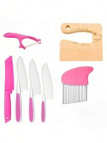 Juego de herramientas de cocina reales para niños, utensilios de cocina funcionales, juguete educativo de aprendizaje temprano para el desarrollo de habilidades prácticas, ideas de regalo para cumpleaños, Navidad y días festivos - Estilo 1 - Ver 16