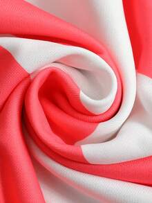 ROMWE MEN Street Life 印花条纹休闲宽松长袖套头卫衣（男士款） - 彩色 - 查看 7