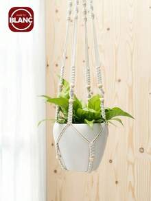 1 pieza Cesta colgante decorada con cuentas - Multicolor - Ver 2