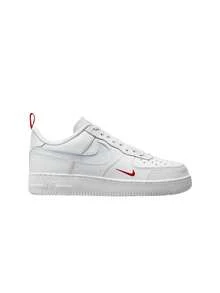Nike Air Force 1 Men's Sneakers White Red DO6709 - White - View 1