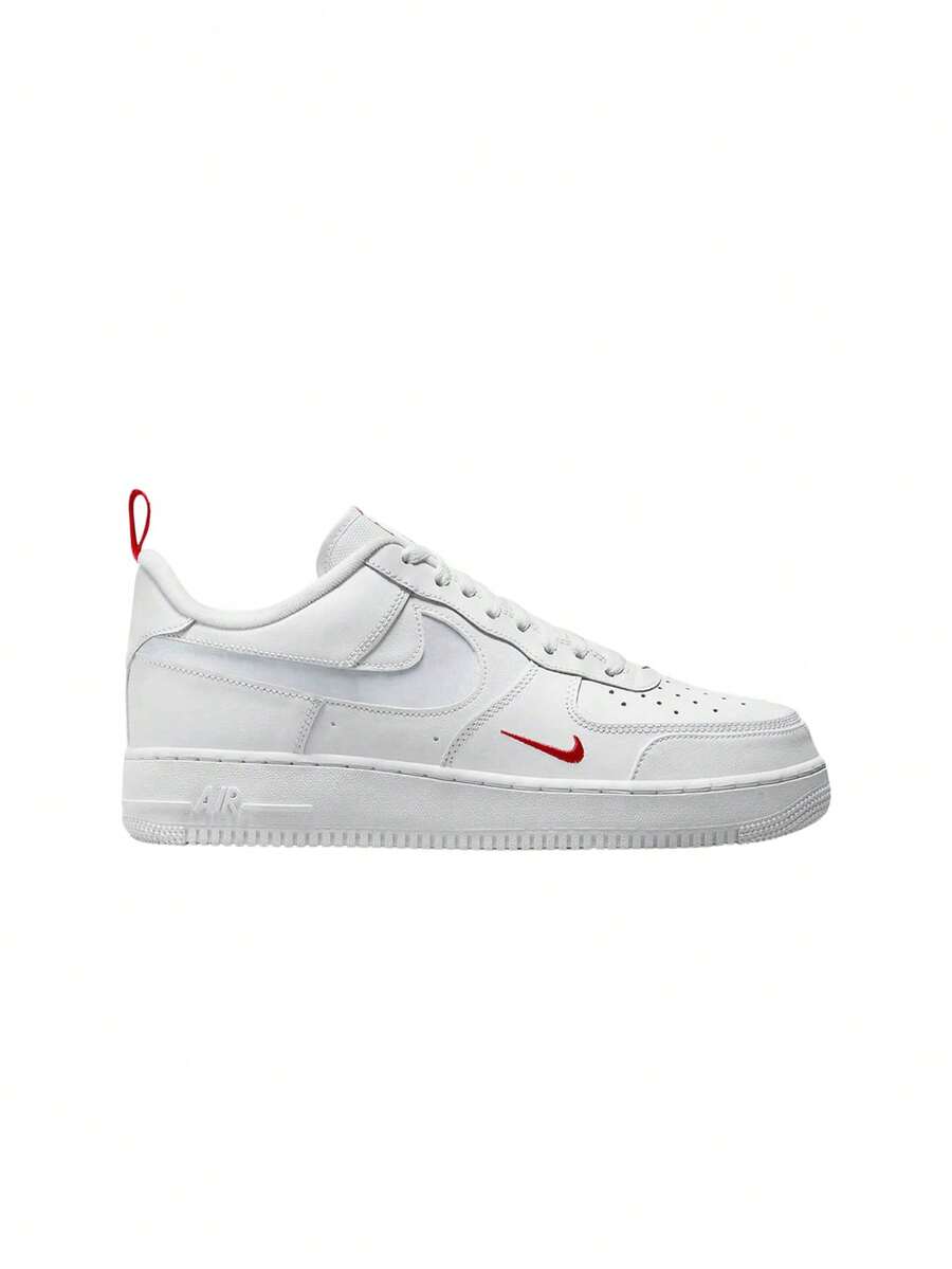 Nike Air Force 1 Men's Sneakers White Red DO6709 - White - View 1