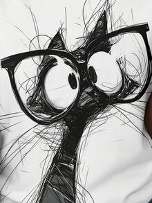 EMERY ROSE 女士休闲印花圆领短袖T恤 - 彩色 - 查看 4