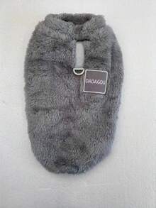 1件可爱款式，秋冬季，猫/狗适用，小型宠物 - 灰色 - 查看 14