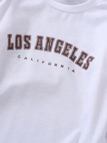 3件装字母印花圆领长袖T恤，图案意义深刻且趣味十足，面料柔软舒适，适合日常穿着、上学、运动、居家穿着。 - 彩色 - 查看 8