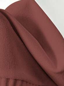 Franclia 法式优雅白色超大翻领针织外套，独特的披肩领针织毛衣，适合秋冬季节，搭配弹力高领T恤 - 中紫紅色 - 查看 4