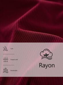 Aalyst 女士纯色露背长袖T恤，罗纹针织面料，时尚围巾领设计，适合秋季、冬季、春季、派对、圣诞节、新年、日常通勤等场合，可作为内搭穿着。 - 紅木色 - 查看 8