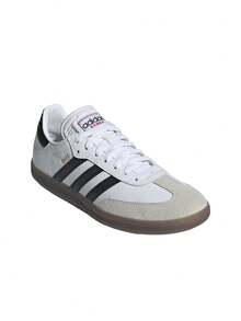 Adidas Samba Indoor Unisex Sneakers White Black Red IH6001 - White - View 2