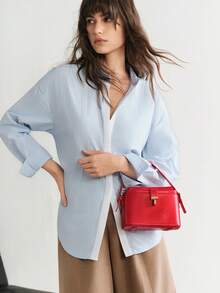 SHECARRY Women's Fashionable Small Handbag Box Bag With Exquisite Lock, Suitable For Daily Commuting, Dating And Shopping,Valentines Day