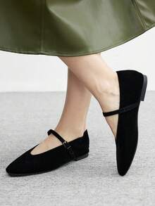 CUCCOO BIZCHIC Pantofi simpli, casual, versatili, pentru naveta zilnică, pentru femei - Negru - Vizualizare 4