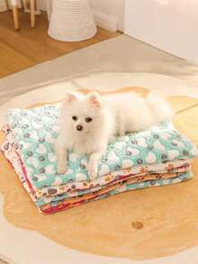 Selimut Anjing yang Cocok untuk Anjing dan Kucing, Selimut Tempat Tidur Anjing dengan Motif Cinta yang Lucu, Selimut Hewan Peliharaan Bulu Lembut dan Hangat, Tipis dan Serbaguna untuk Semua Musim, Cocok untuk Anjing Kecil dan Sedang, Berbagai Kucing, dan Guinea Pig - MultiWarna - View 6