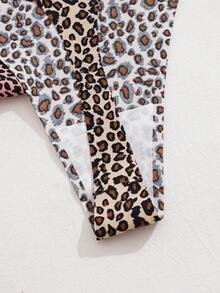 3条装女士无缝性感豹纹丁字裤，日常穿着 - 彩色 - 查看 5