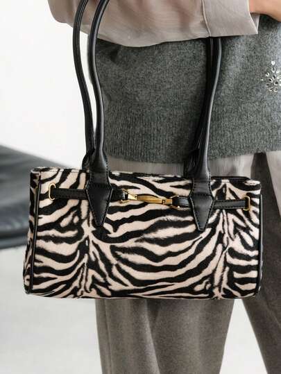 SHECARRY Women Sholuder Bags PU Leather Autum Winter School Travel Commute Work Elegance Exquisite Quilt Bag Chain