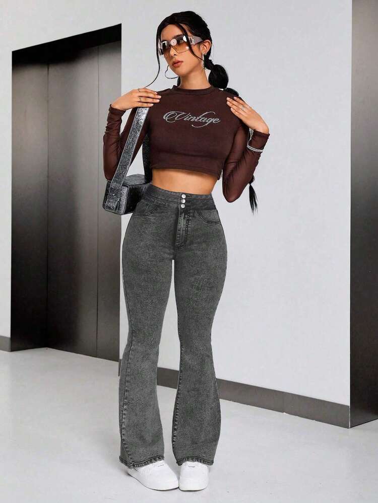 Women Jeans - Black - View 3