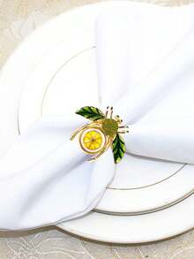 1pc/2pcs/3pcs New Napkin Rings With Various Styles And Series, Suitable For Hotel Banquets, Table Setting, And Napkin Loops. - Multicolor - View 3