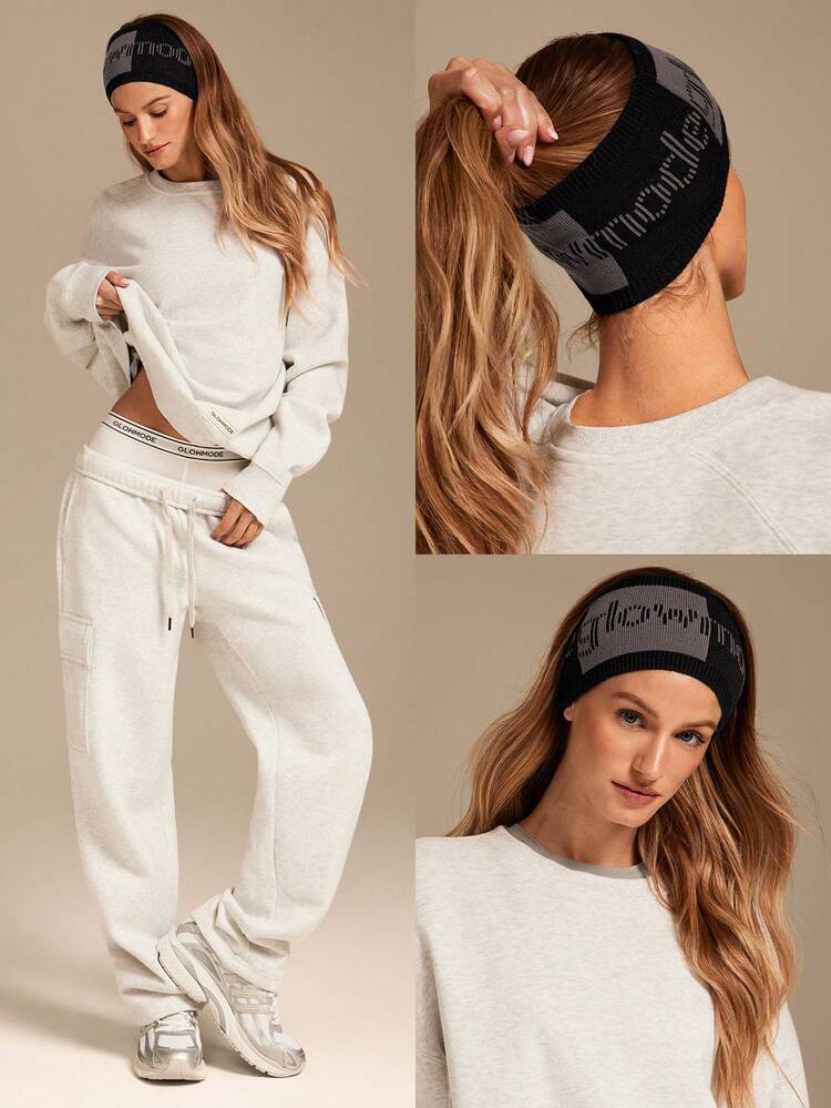 80% Merino Wool Warm Soft Wide Knit Jacquard Headband  Outdoors Daily Active Wear Spring Summer
