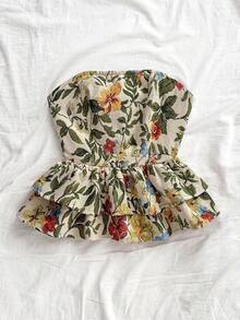 Soleia 女士印花叠层吊带无袖上衣 - 彩色 - 查看 3