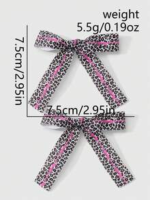 ROMWE Kawaii 2pcs Pince à cheveux DIY minimaliste polyvalente vintage chic de haute qualité avec pendentif note de musique & nœud papillon noir & blanc, ensemble de pinces latérales, convient aux femmes, aux filles, pour le port quotidien, cadeau de vacances - Multicolore-7 - Voir 9