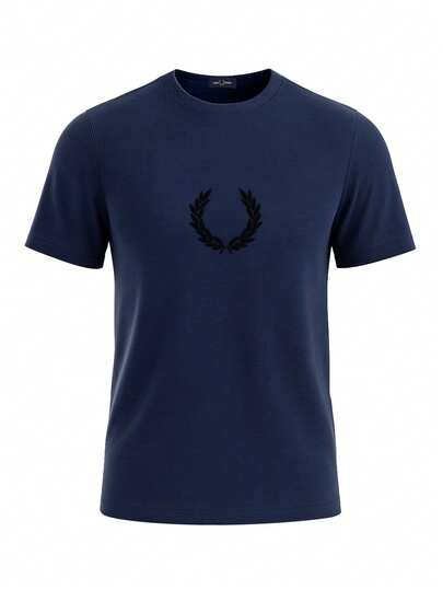 Fred Perry Men's T-Shirt Navy Blue