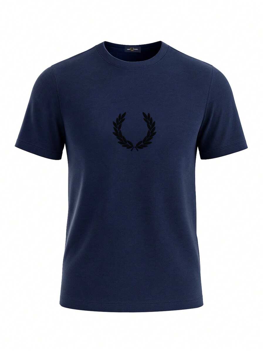 Fred Perry Men's T-Shirt Navy Blue - Blue - View 1