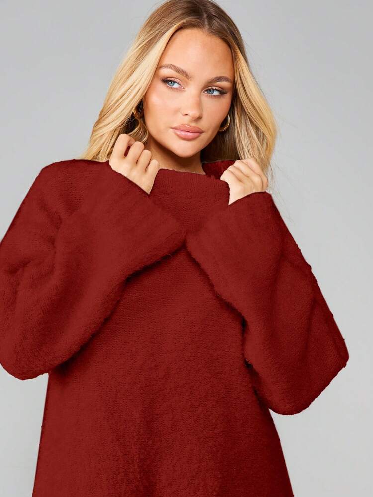 MISSGUIDED Oversized gestrickter Pullover mit Langarm Winterpullover für gemütlichen Komfort