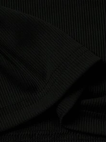 Manfinity Men's Fashionable NY Embroidery Turtleneck Long Sleeve T-Shirt, Autumn/Winter - Black - View 5