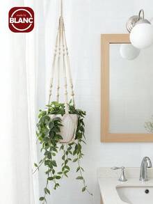 1 pieza Cesta colgante decorada con cuentas - Multicolor - Ver 1