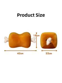 Joivida Hundeknochen Design Kissen, Büro Schlafbegleiter mit Handwärmerfunktion, verspielte Heimdekoration für Schreibtisch und Sofa, Weihnachtsstrumpf Füllung, Urlaubsgeschenkideen, skandinavischer Stil Muss-Haben - Mehrfarbig - Übersicht 3