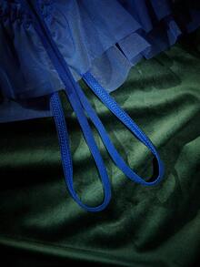 SpicyHot 两件套性感蕾丝内衣套装 - 藍色 - 查看 6