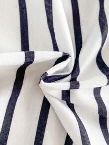 Vintaside Kids 3件套幼儿男童舒适休闲圆领无袖条纹印花连体衣，适合夏季日常穿着 - 彩色 - 查看 9
