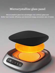 Teckwe 55 ° C Warm Cup Heater Automatic Electric Insulation Base Warm Cup Mat Water Cup Thermostatic Cup Mat Hot Milk - Multicolor - View 2