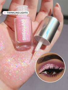 SHEGLAM Insta- Glitter Liner-Twinkling Lights Pink Glitter Eyeshadow Gel Fashion Color  Evenly Pigmented  Glitter Shimmer Eyeliner Eyeshadow Brand Beauty Makeup Face Paint Cosmetic For Women Girls Perfect For Fall Winter Ideal For Y2K Fancy Fashion Suitable For Birthday Christmas Present Party Ready Best Color
