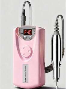 Teckwe 高速电动指甲锉套装 - 便携式美甲仪，带磨头，1200mAh