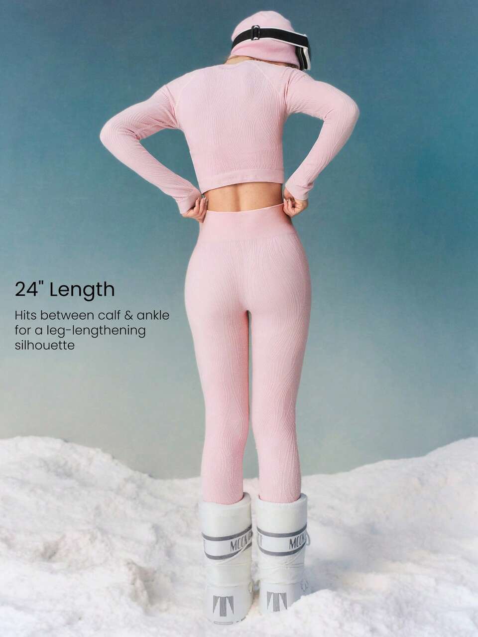 Skiing Alpine Confidence Soft Warm Nylon Wool-Blend Sweat-Wicking Mid-Rise Skiing Base Layer Bottoms Outdoors Skiing Wear Valentine's Day Spring