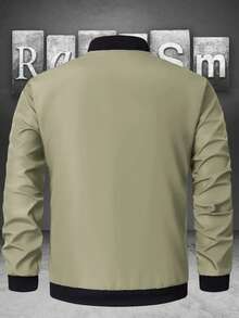 Manfinity Homme 男士撞色简约休闲长袖外套