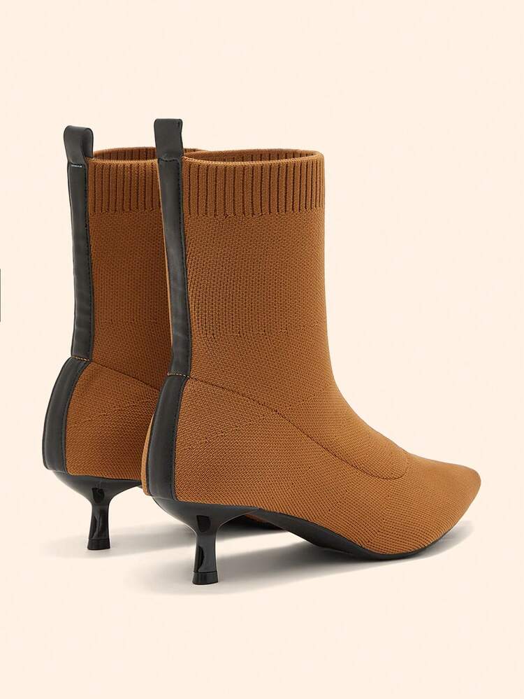 CUCCOO BASICS Women's Pointed Toe Casual Everyday Versatile Stiletto Ankle Boots For Christmas
