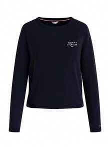 Tommy Hilfiger Original Women's Long Sleeve Shirt Navy Blue - Blue - View 4