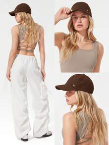 GLOWMODE Nylon Peak Performance Sweatband Cap With Reflective Handsewn Logo Daily Casual - Brown - View 7