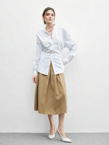 CUCCOO BIZCHIC 女士优雅尖头通勤鞋 - 白色 - 查看 6