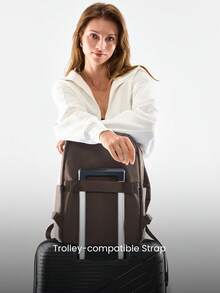 GLOWMODE Multi-Compartment Backpack Commuting Travel Exercise 21L - Coffee Brown - View 5