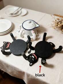Zazumi 3D Katzen Untersetzer Set, hitzebeständig, Küchen- und Esszimmer Dekoration, Weihnachtsstrumpf Füller, Urlaubsgeschenkideen, Cottage Core Ästhetik Muss-Haves - Verschiedenfarbig - Übersicht 8