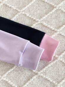 Bộ đồ ngủ 4 món in hình kỳ lân, bướm, ngôi sao dễ thương phát sáng trong bóng tối, áo dài tay vừa vặn thoải mái và quần ngủ - Nhiều màu - Xem 6